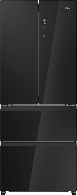 Bosch Serie 3 HFR3718ENGB Kühl-Gefrier-Kombination in Schwarz mit No Frost und Kompressor - Bild 1