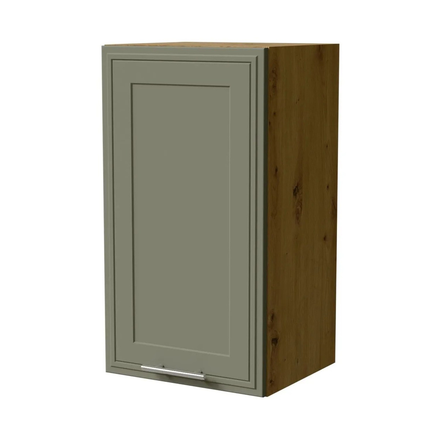 Feldmann-Wohnen Hängeschrank Salo W2/40 in Eiche Artisan und Reed Green Matt mit Kassettenoptik, B/T/H: 40 x 32,5 x 72 cm - Bild 2