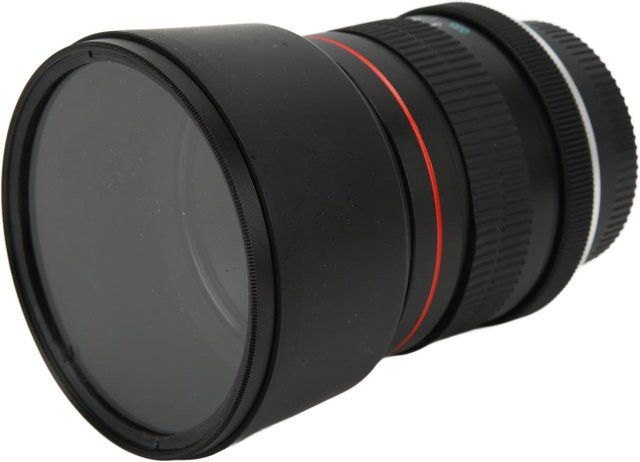 Nikon 85mm F1.8 Vollformat Festbrennweite mit AI-Anschluss für Nikon F Mount, Manuelle Fokus Porträtlinse, Schwarz - Bild 1