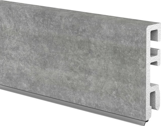 Döllken Profiles Hartschaumleiste Cubica 60 sk in Schiefer Hell, Farbe: Grau, B/H/L: 60 mm x 14 mm x 2500 mm - Bild 1