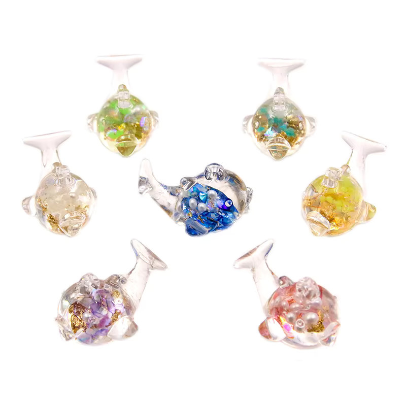 PULCHRITUDE Charms, Delphin, Bunt, 19x28 mm, Unisex - Bild 2