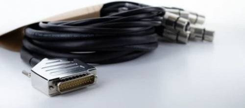 Cordial EFD 3 DFT XLR Verbindungskabel Schwarz, 1x D-SUB-Stecker 25pol. auf 8x XLR-Buchse 3polig, Länge: 3 m - Bild 1