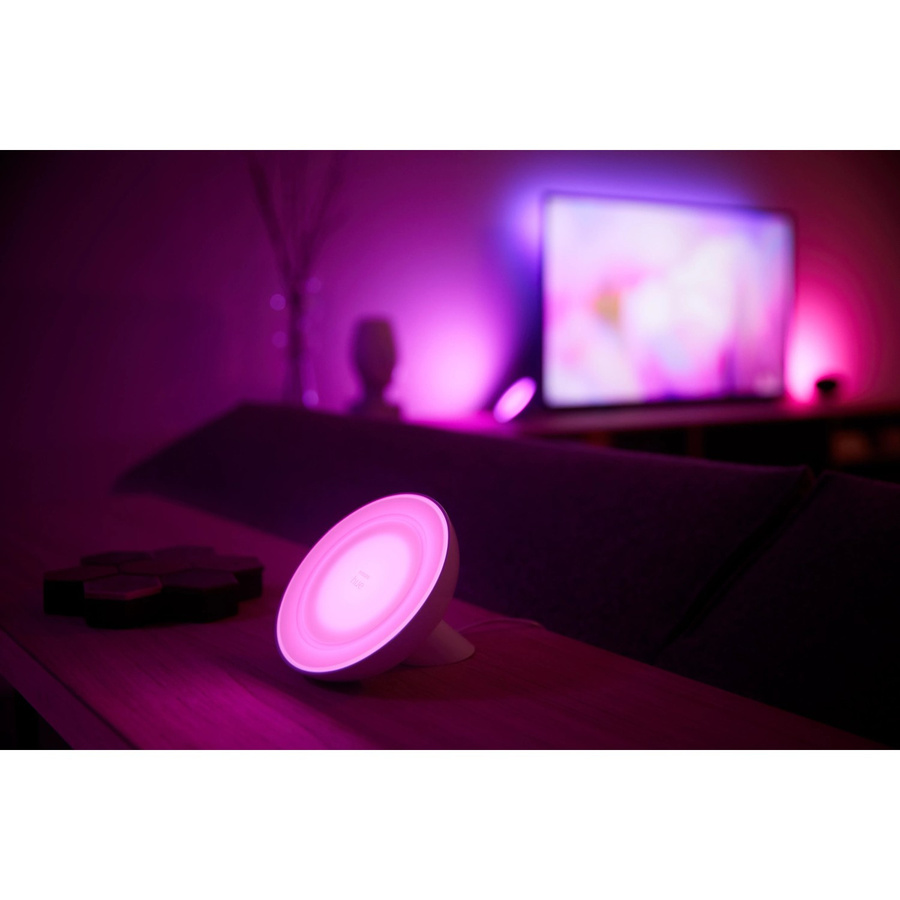 Philips Hue Bloom White & Color Ambiance LED-Tischleuchte mit Bluetooth in Weiß - Bild 4