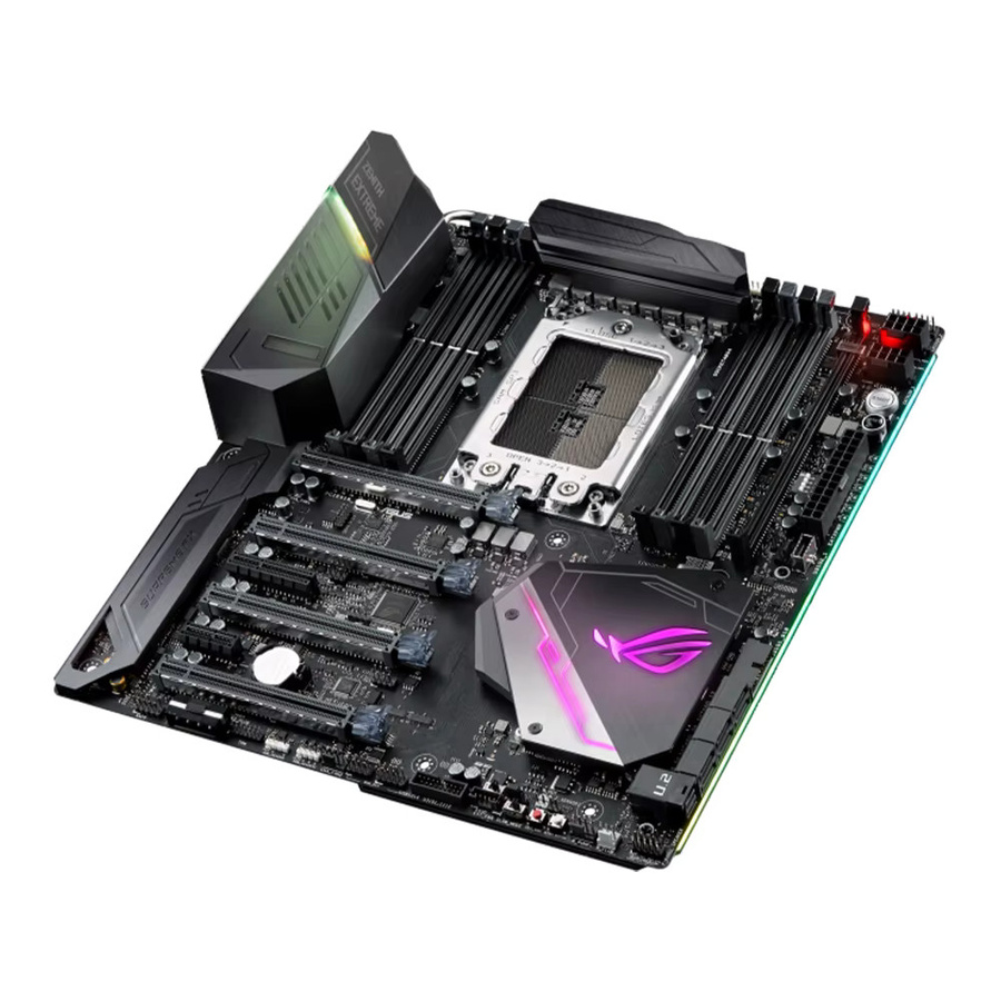 Asus ROG Zenith Extreme AMD X399 Motherboard in Schwarz mit DDR4 und Sockel TR4 Unterstützung für Ryzen Threadripper Prozessoren - Bild 2