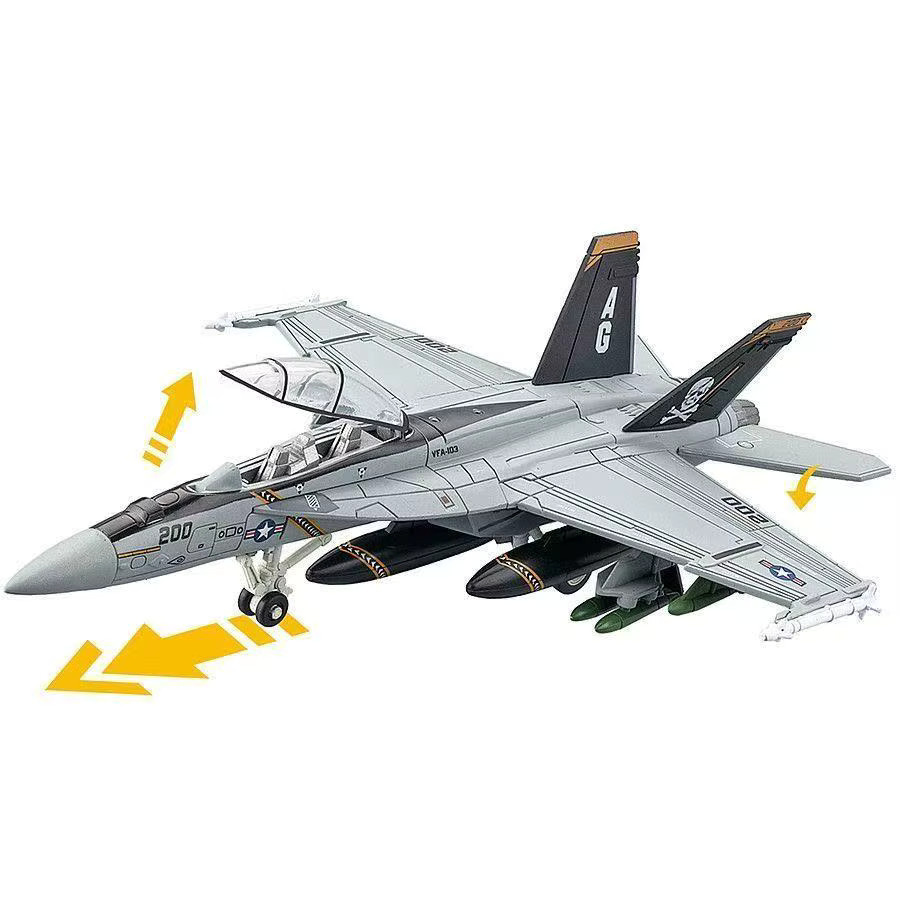 ZOCO F18 Kämpfer Flugzeug Modell, 1:72, Kunststoff, ab 3 Jahre - Bild 2