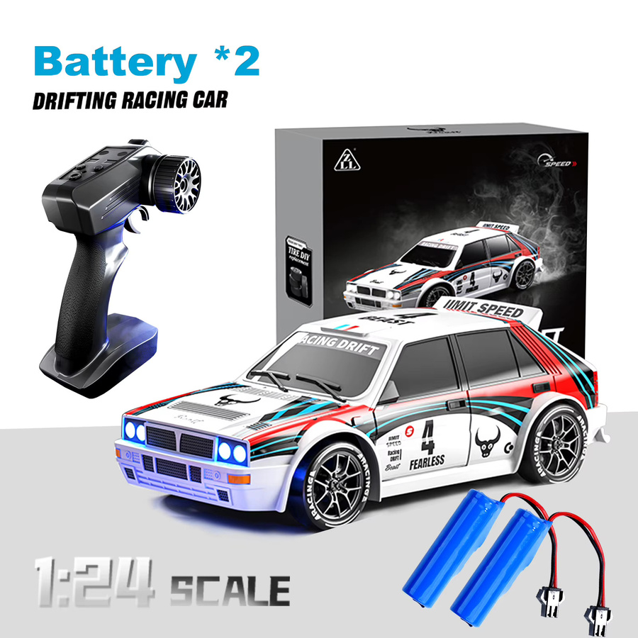 ZNLYRION 4WD RC Drift Auto, ferngesteuertes Rennfahrzeug, Maßstab 1:24, mit LED-Lichtern - Bild 8
