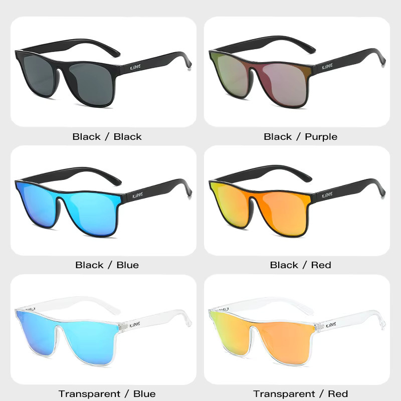 Karos Sonnenbrille, Vollrand, rectangular, black, Unisex, Kunststoff - Bild 2