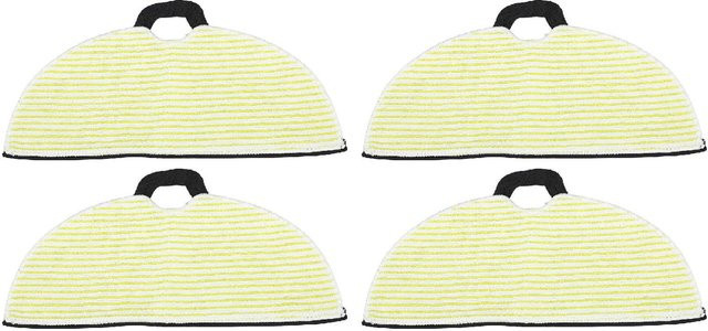 4 Stück Shark Vakuum-Mopp-Ersatzpads aus Faser in Beige, wiederverwendbar und waschbar, superabsorbierend - Bild 1