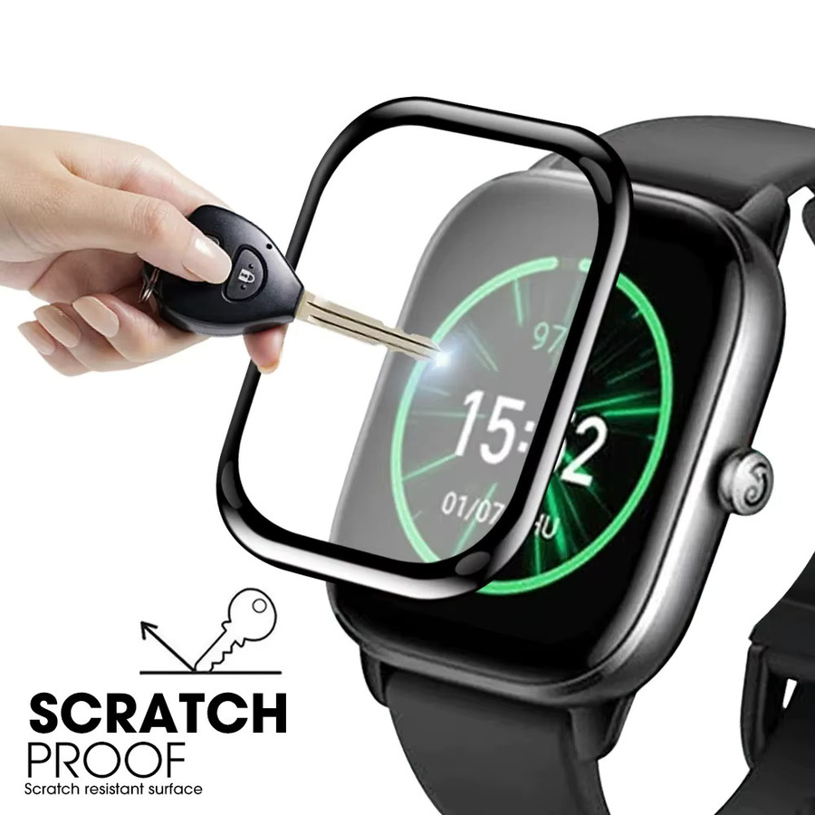 Displayschutzfolie Amazfit GTS4 Mini, transparent, Silikon - Bild 3