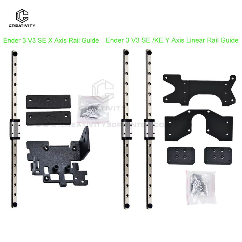 Creality Ender 3 V3 SE/KE Upgrade-Kit für X/Y-Achsen mit Linearführung, Messingdüse, Hotend-Kit und MGN9H-Schiene (300 mm Länge) - Bild 6