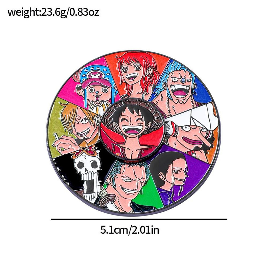 Yiran toy 1 One Piece Emaille-Pin 3-teiliges Set Metall Bunt - Bild 3