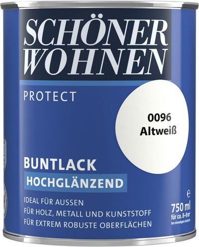 Schöner Wohnen Buntlack Altweiß Hochglänzend 0,75 l - Bild 1