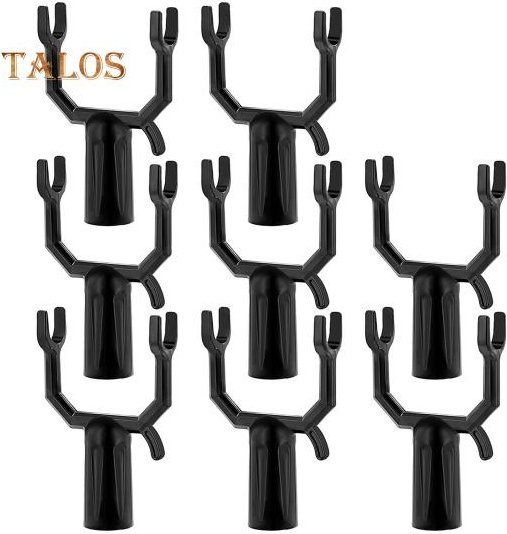 8 Stück Aststützen aus Metall in Schwarz für Obstbäume und Garten - Bild 1