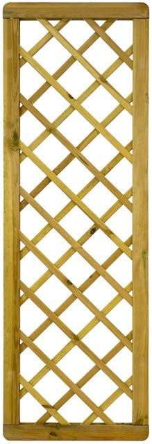 GartenLand Rankgitter VARIO MASSIV aus Kiefernholz in Grün, B/H: 60 x 180 cm, kesseldruckimprägniert - Bild 1