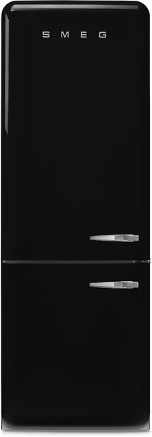 Smeg Kühl- und Gefrierkombination FAB38LBL6 in Schwarz - Bild 1