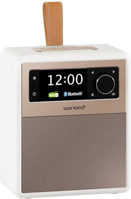 Sonoro Kofferradio EASY DAB+ Radio in Weiß und Rosé - Bild 1