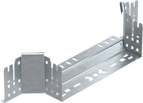 OBO Bettermann Anbau-Abzweigstück aus Metall in Silber - Bild 1