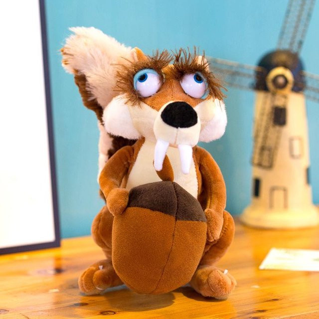 Bai Fen Bai dolls and toys Kreative Eiszeit Puppen Ära Plüschtier Eichhörnchen Elefant, 27cm - Bild 1