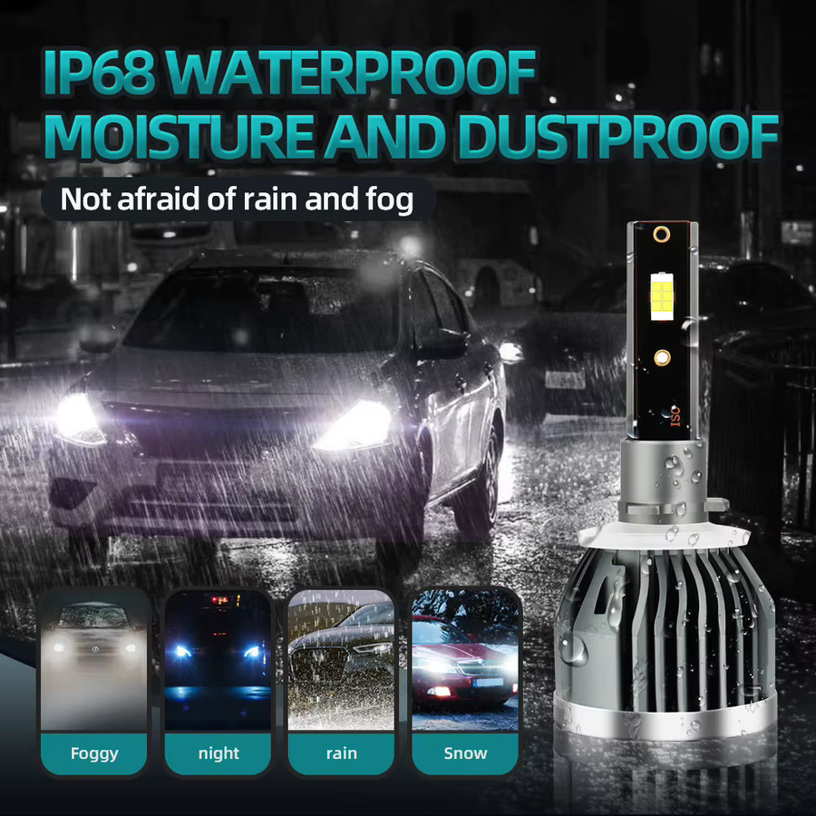 Roadsun Auto-LED-Scheinwerfer mit integriertem Treiber und 3570 CSP-Chips in Silber - Bild 4