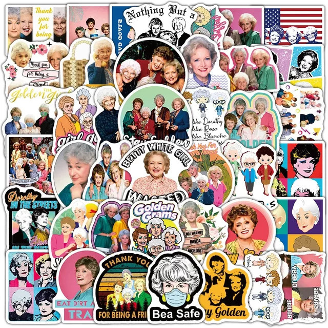 GOGOTU The Golden Girls Aufkleber, 50 Stück - Bild 1