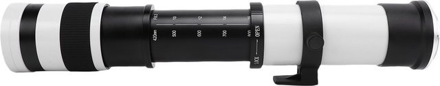 FireZY Teleobjektiv für Canon RF-Mount, manuelles Kameraobjektiv 420-800mm, Blende f/8.3 bis f/16, Schwarz - Bild 1