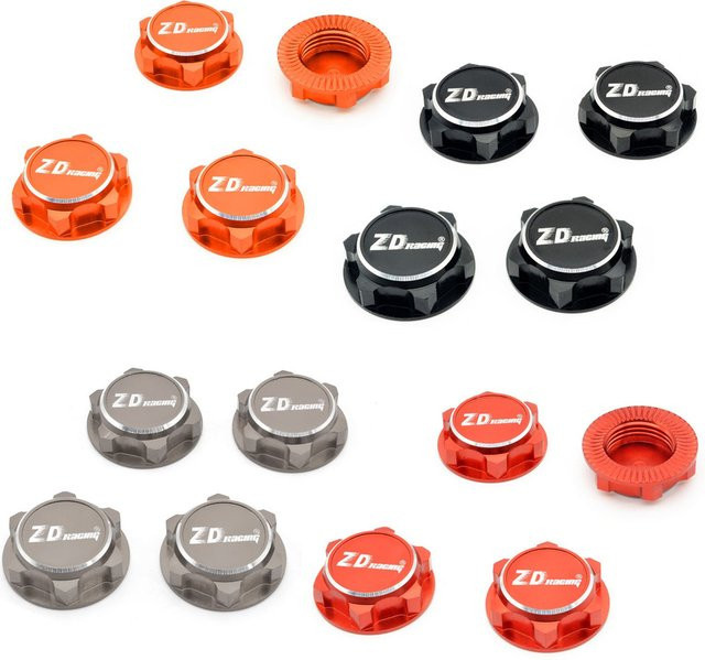 U-Angel-1988 RC Auto Aluminium 17mm Sechskant Rad Muttern, 4-teiliges Set - Bild 1