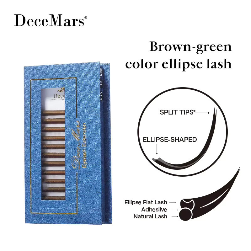 DeceMars Wimpernverlängerung, Grün-Braun, Unisex - Bild 2