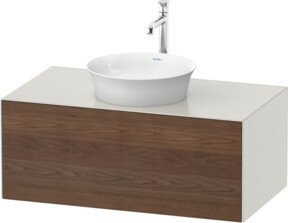 Duravit Waschtischunterschrank White Tulip in Weiß, Wandmontage, B/T/H: 100 x 55 x 40,8 cm - Bild 1