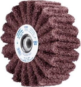 PFERD TOOLS POLINOX Vlies-Schleifrad PNG für Feinschliff und Finish mit M14 Gewinde, Durchmesser: 125 mm, Breite: 50 mm - Bild 1