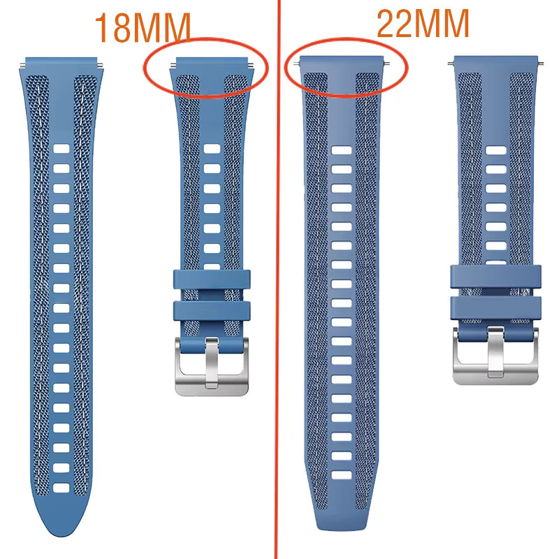 CHIICSMART Uhrenarmband Nylon, 18/22mm, Herren - Bild 3