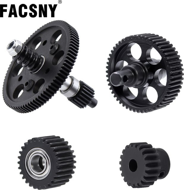 FACSNY Metall Komplettset Getriebe, Schwarz - Bild 1