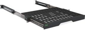 enoc Teleskopfachboden GHJ 50S-S G2 justierbar 19 Zoll Schwarz 370-600 mm - Bild 1