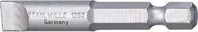 Stahlwille Bit-Schraubendrehereinsatz Außen-6kant E 6,3mm in Silber, Größe 0,8 x 4,0mm, Länge: 50mm - Bild 1
