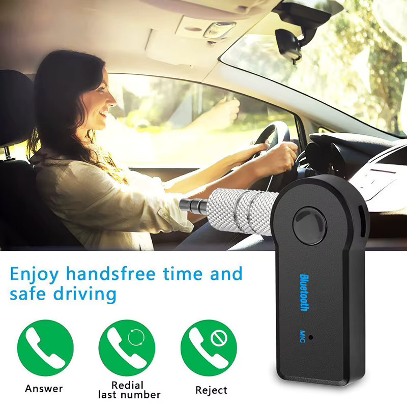 VORILYNEX 2-in-1 Bluetooth 5.0 Adapter als Sender und Empfänger mit 3,5-mm-Klinkenstecker in Schwarz - Bild 4