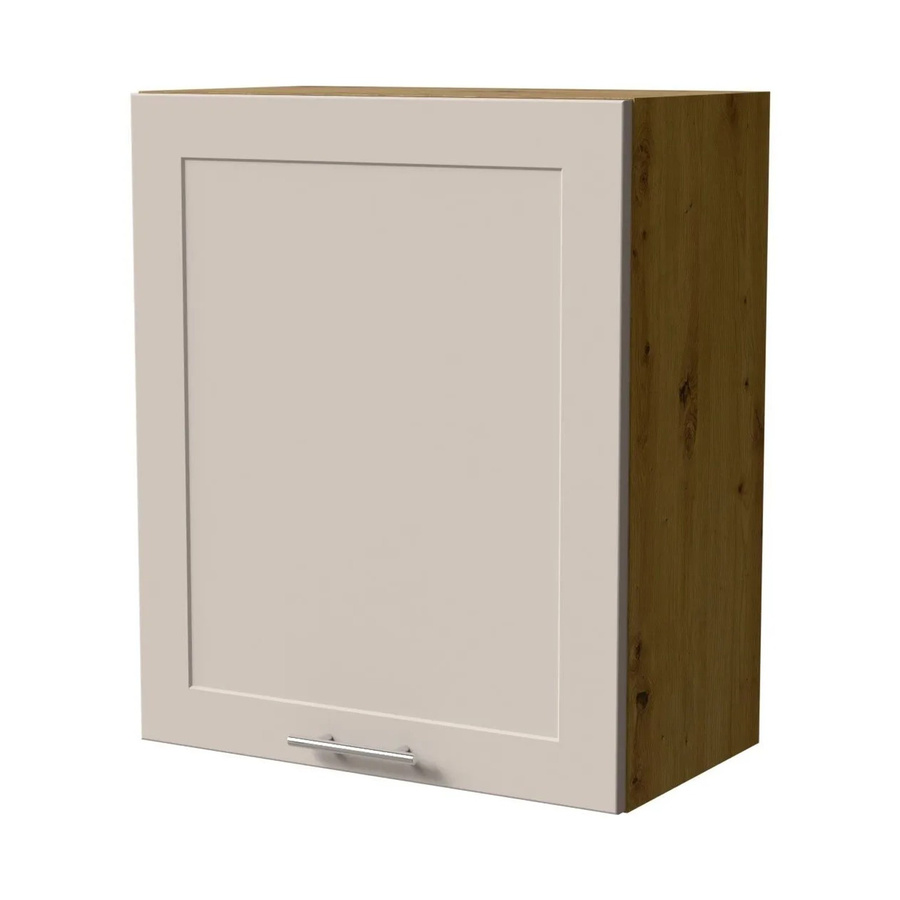 Feldmann-Wohnen Hängeschrank Oslo W2 Eiche Artisan und Kaschmir Matt mit Soft-Close-Türen, B/T/H: 60 x 32,5 x 72 cm - Bild 2