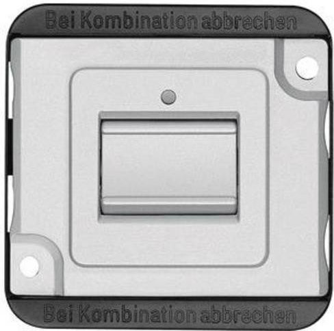 Merten Kontrollschalter Einsatz in Silber MEG3106-7060 - Bild 1