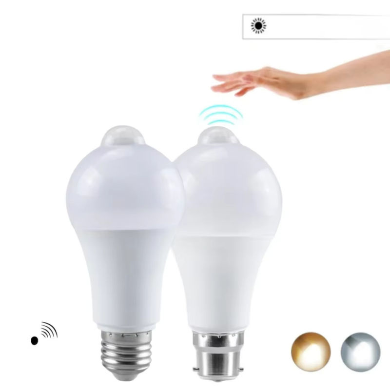 GGBEE LED Glühbirne mit Bewegungssensor, E27, 12 W, Kaltweiß, Weiß - Bild 3
