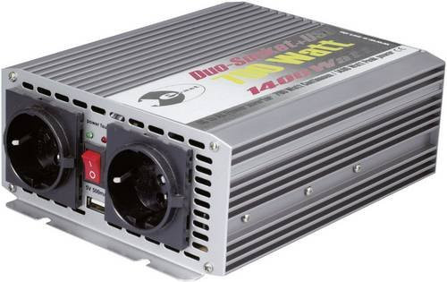 E-ast Wechselrichter CL700-D-24 700W in Silber, 24 V/DC zu 230 V/AC und 5 V/DC - Bild 1