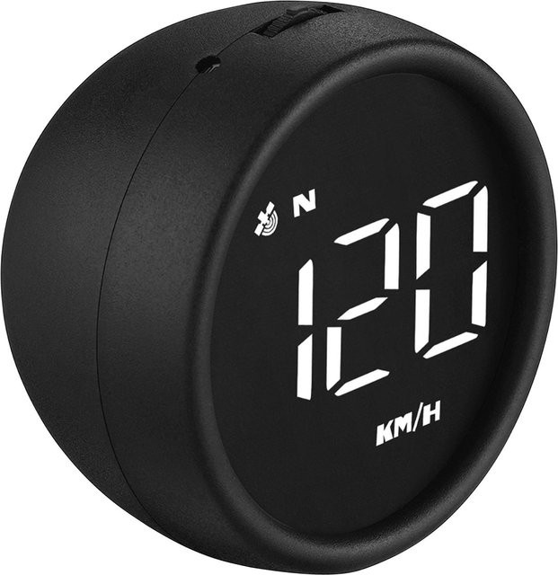 VehicleKit GPS Head-Up-Display Tachometer mit multifunktionaler Alarm-Erinnerung in Schwarz - Bild 1