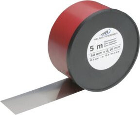 Helios-Preisser Lehrenband aus C-Stahl, Farbe: Rot, Länge: 5 m, Breite: 50 mm, Stärke: 0,45 mm - Bild 1