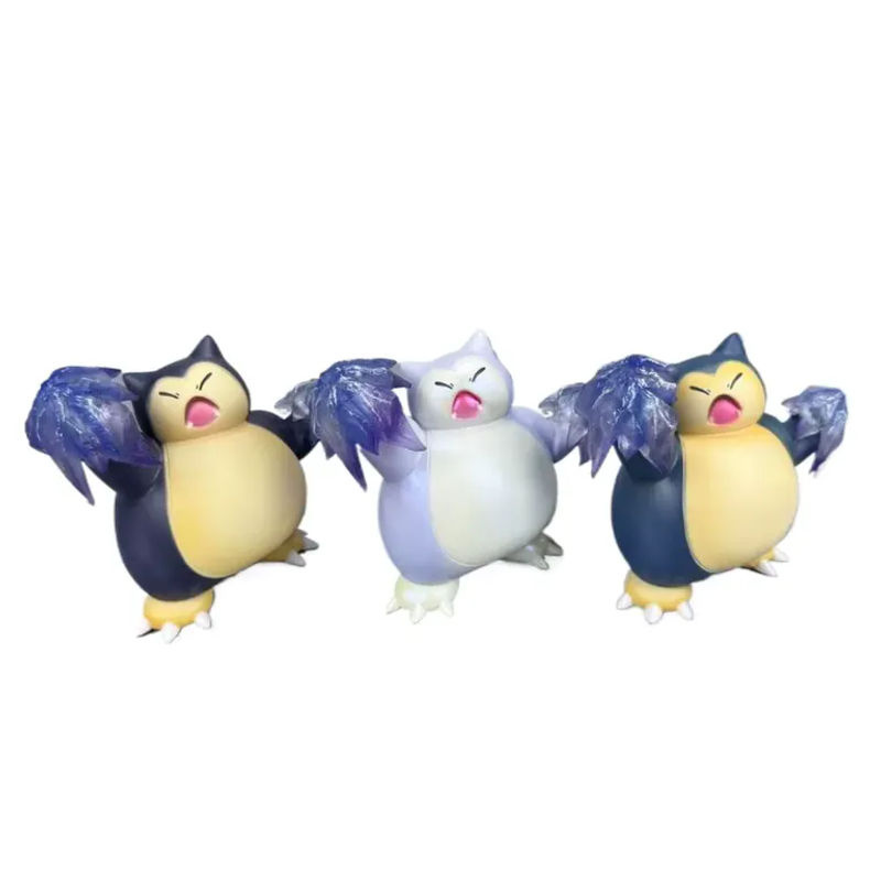 Pokemon Snorlax Anime Figur aus Kunststoff, mehrfarbig, Höhe: 10 cm - Bild 2
