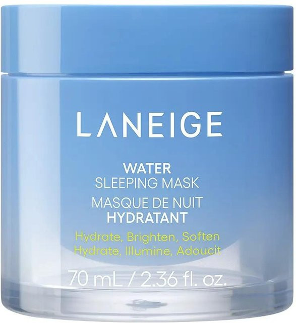 LANEIGE Water Sleeping Mask Set, 70 ml, Gel, mit Niacinamid, Hyaluronsäure, Squalane, Ceramid NP - Bild 1