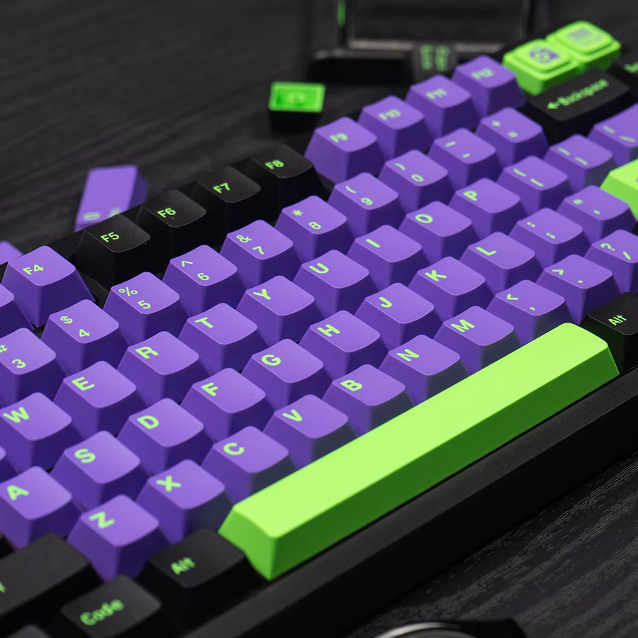 GMK Clones Mecha-01 EVA Keycaps Cherry Profile Double Shot Keycap für MX Switch mechanische Tastatur ISO Enter 7U Tasten von BINYEAE - Bild 3