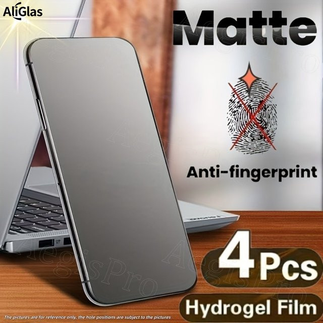 4 Stück matte Hydrogel-Displayschutzfolien für OnePlus 7 8 9 11 13 15 Pro und OnePlus ACE5, transparent und fingerabdruckresistent - Bild 1