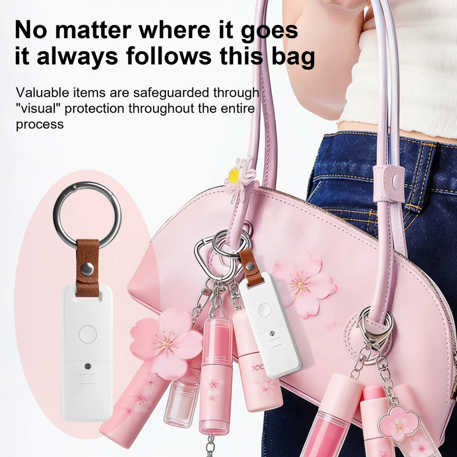 MOSON Dual-System GPS-Tracker für Google und Apple Find My, Tragbarer Smart Activity Tracker in Weiß - Bild 5