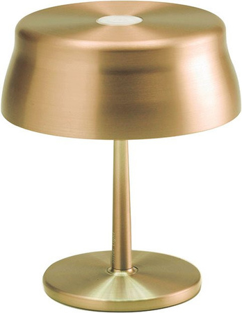 Zafferano Sister Light Wi-Fi Mini LED-Akkuleuchte in Gold/Messing, dimmbar und wetterfest nach IP65