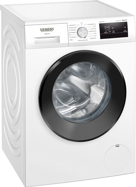 Siemens iQ300 WM14N0G5 Stand-Waschmaschine mit Frontlader, weiß, 8 kg Waschkapazität, 1400 U/min, Aquastop - Bild 1