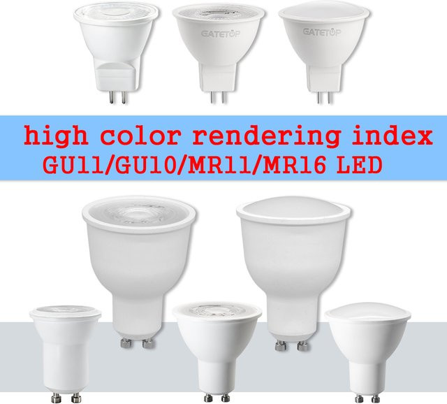 4er-Pack 3W MR11 GU10 LED-Spot-Glühbirnen in Weiß mit 35mm Durchmesser - Bild 1