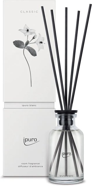 ipuro Raumduft Classic Blanc Reed Diffuser, blumig und frisch, 75 ml - Bild 1