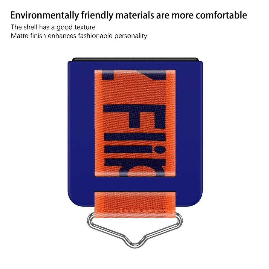 Luxus-Armband Schutzhülle für Samsung Galaxy Z Flip 7 6 5 4 3 mit Stoßfestem Hartschalen-Design in Orange, Blau, Schwarz und Grün - Bild 2